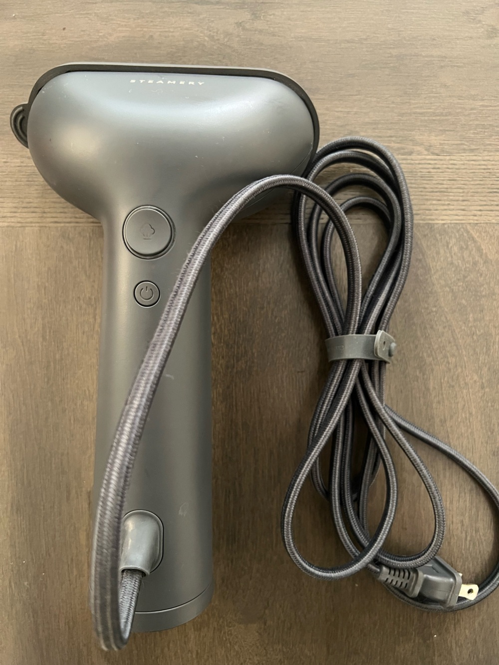 Like new Steamery Cirrus 3 Handheld‎ Clothes Steamer 1200W Heated Plate Charcoal